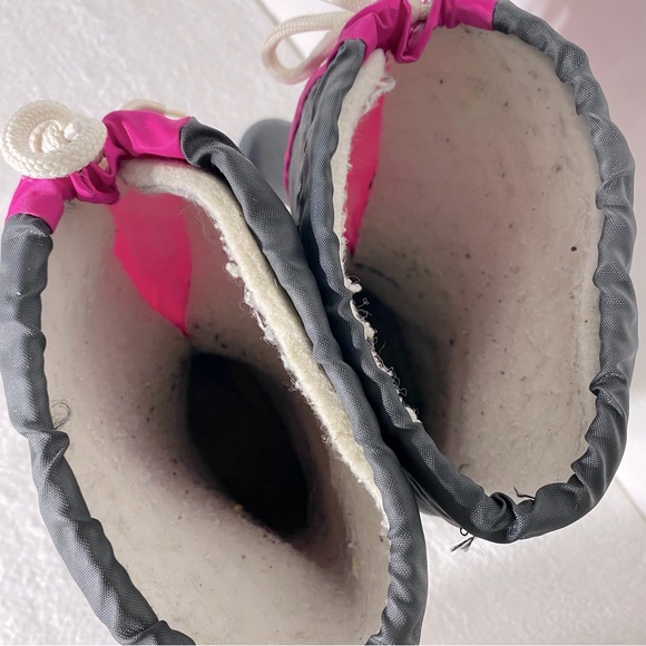 Vintage Baffin Black Pink Blue Winter Boots 11 - Picture 7 of 16